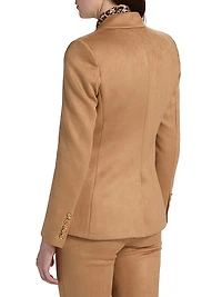 Arielle FauxSuede Boyfriend Blazer