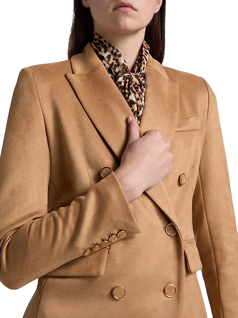 Arielle FauxSuede Boyfriend Blazer