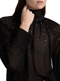 Noor Crystal Raglan Blouse