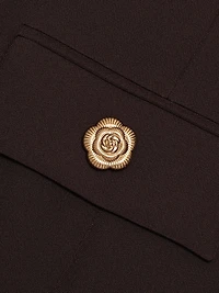 Randall Crepe Midi-Skirt