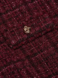 Havana Cotton-Blend Metallic Tweed Jacket