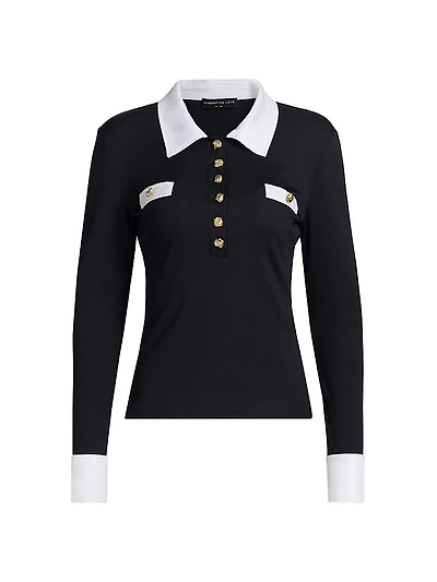 Asher Slim-Fit Ribbed Top