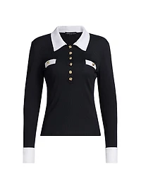 Asher Slim-Fit Ribbed Top