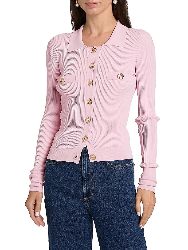 Carter Rib-Knit Cardigan