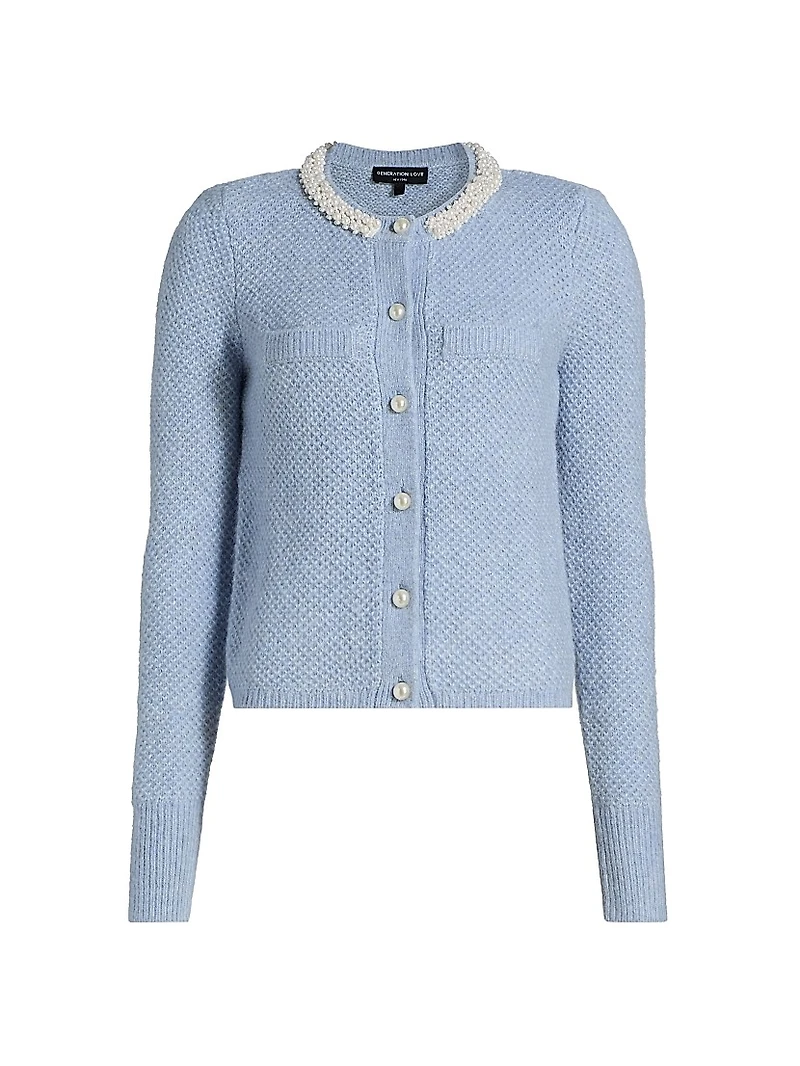 Clove Alpaca-Blend Cardigan