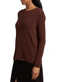 Cashmere-Silk Crewneck Sweater