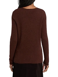 Cashmere-Silk Crewneck Sweater
