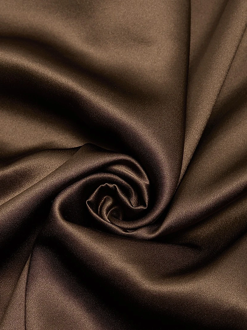 Silk Charmeuse Midi-Slipdress