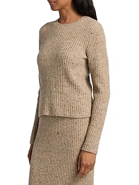 Wool-Blend Crewneck Sweater