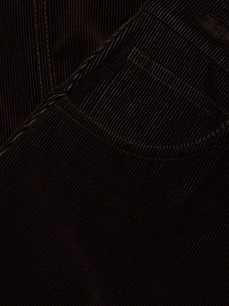 Cotton Corduroy Midi-Skirt