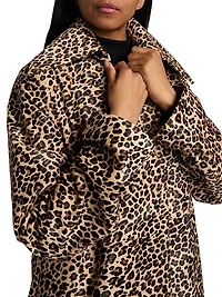 Cheetah Calf Hair Coat