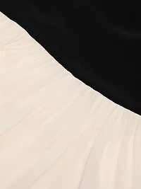 Chandra Two-Tone Maxi Dress