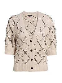 Isla Puff-Sleeve Cardigan