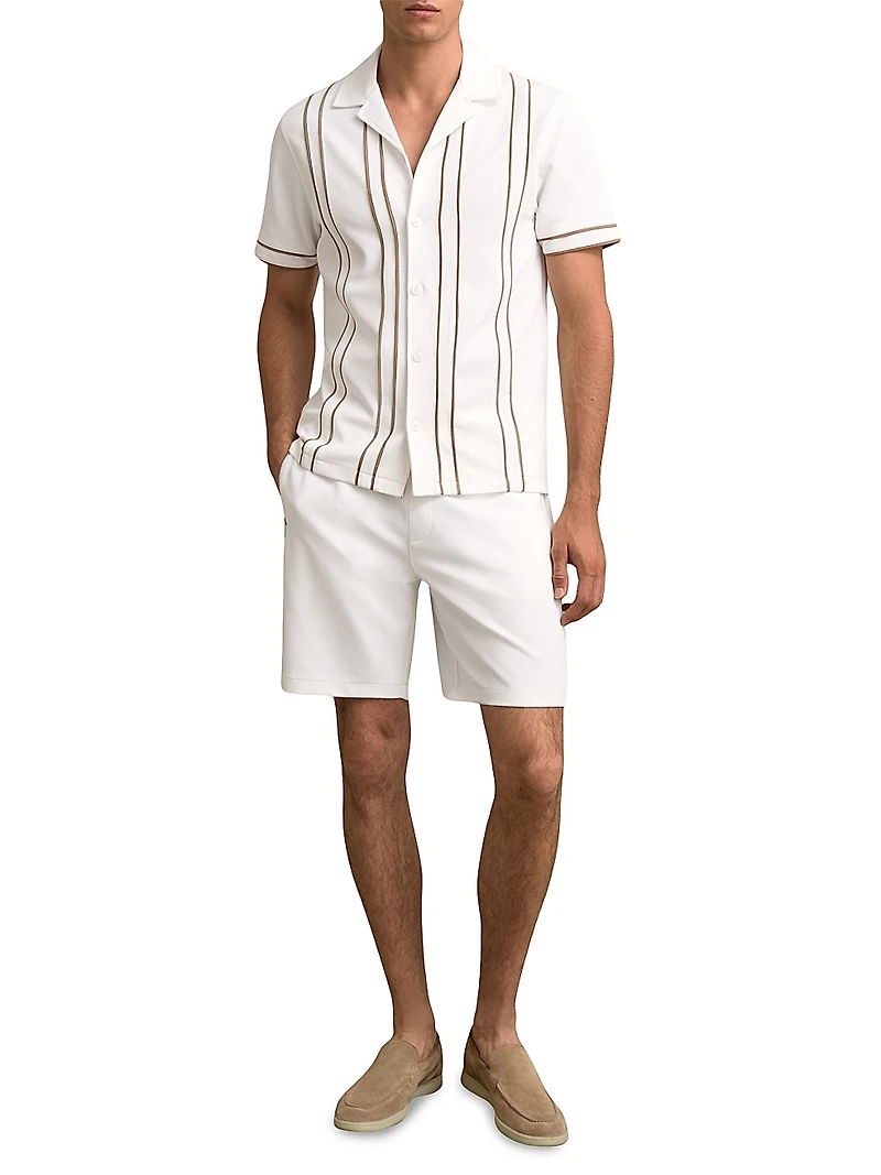 Sander Cuban Striped Shirt