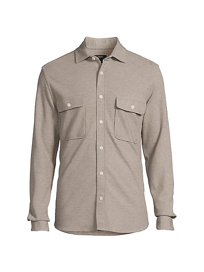 Forsithe Textured Melange Overshirt