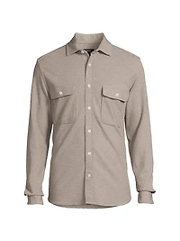 Forsithe Textured Melange Overshirt