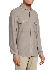 Forsithe Textured Melange Overshirt