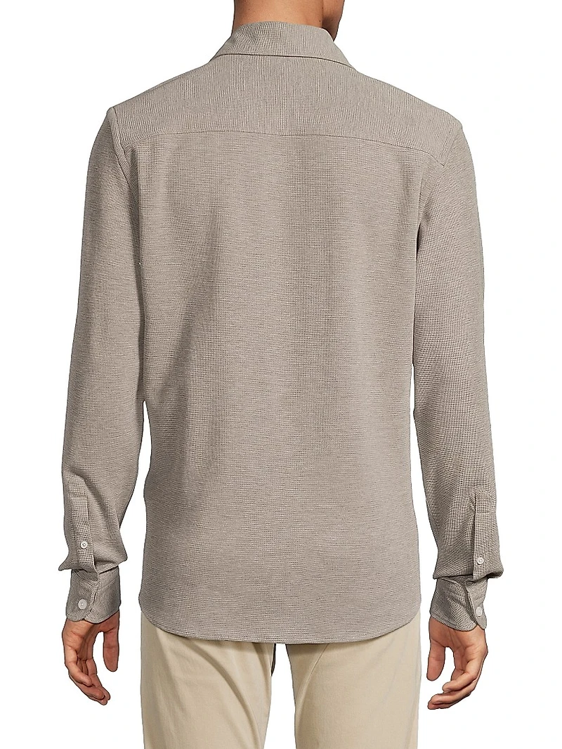 Forsithe Textured Melange Overshirt