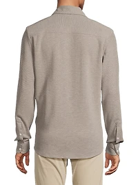 Forsithe Textured Melange Overshirt