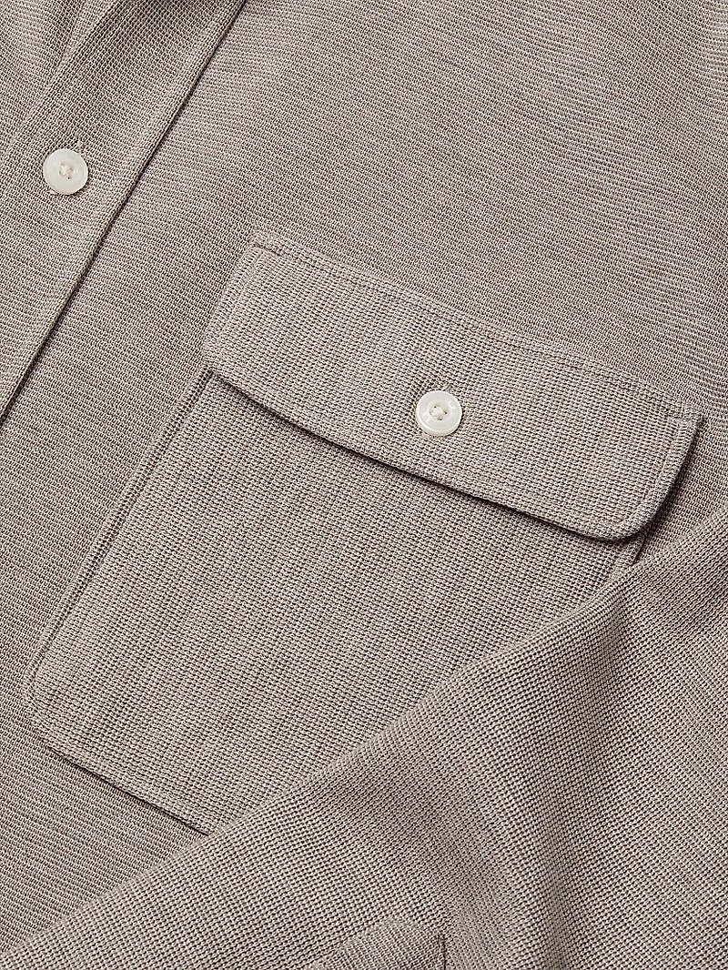 Forsithe Textured Melange Overshirt