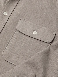 Forsithe Textured Melange Overshirt
