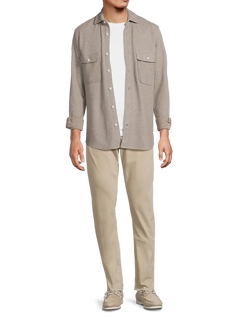 Forsithe Textured Melange Overshirt