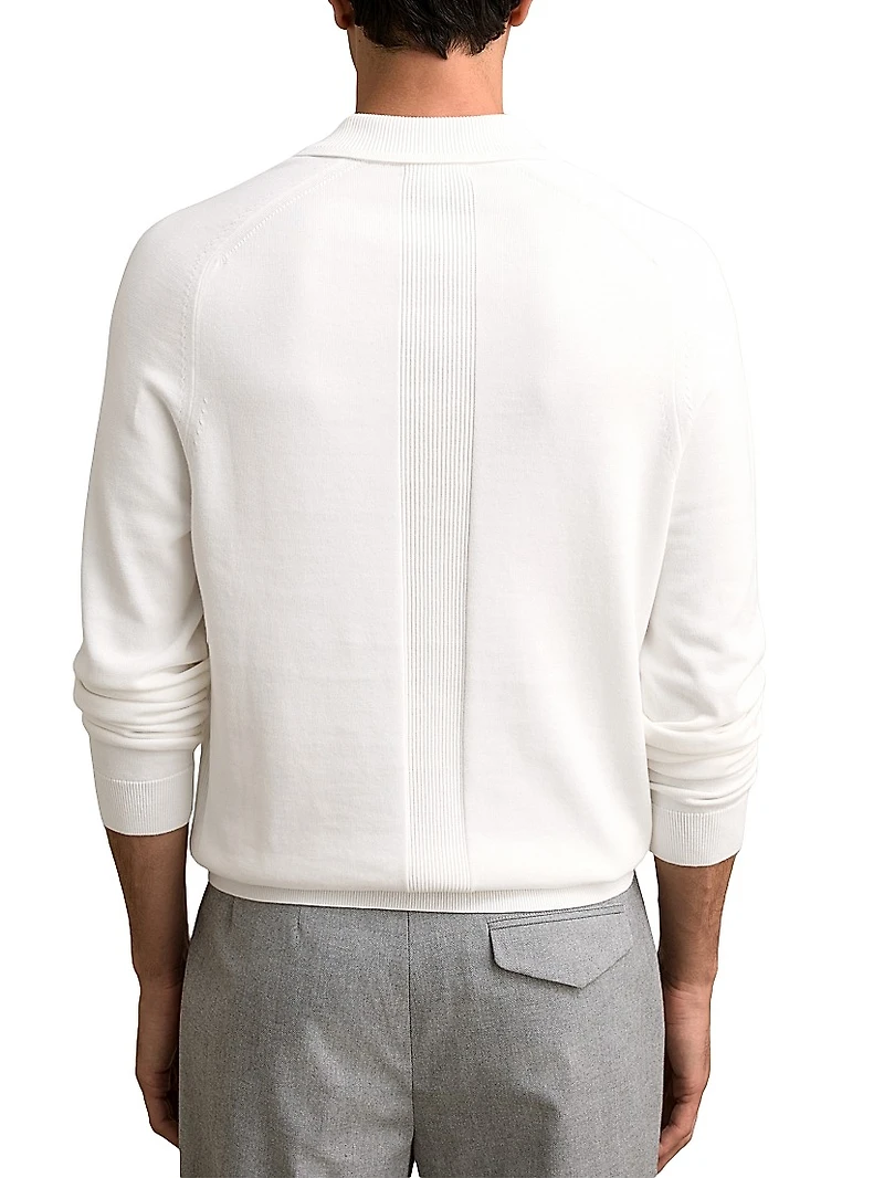 Clinton Long-Sleeve Polo Shirt