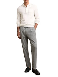 Clinton Long-Sleeve Polo Shirt