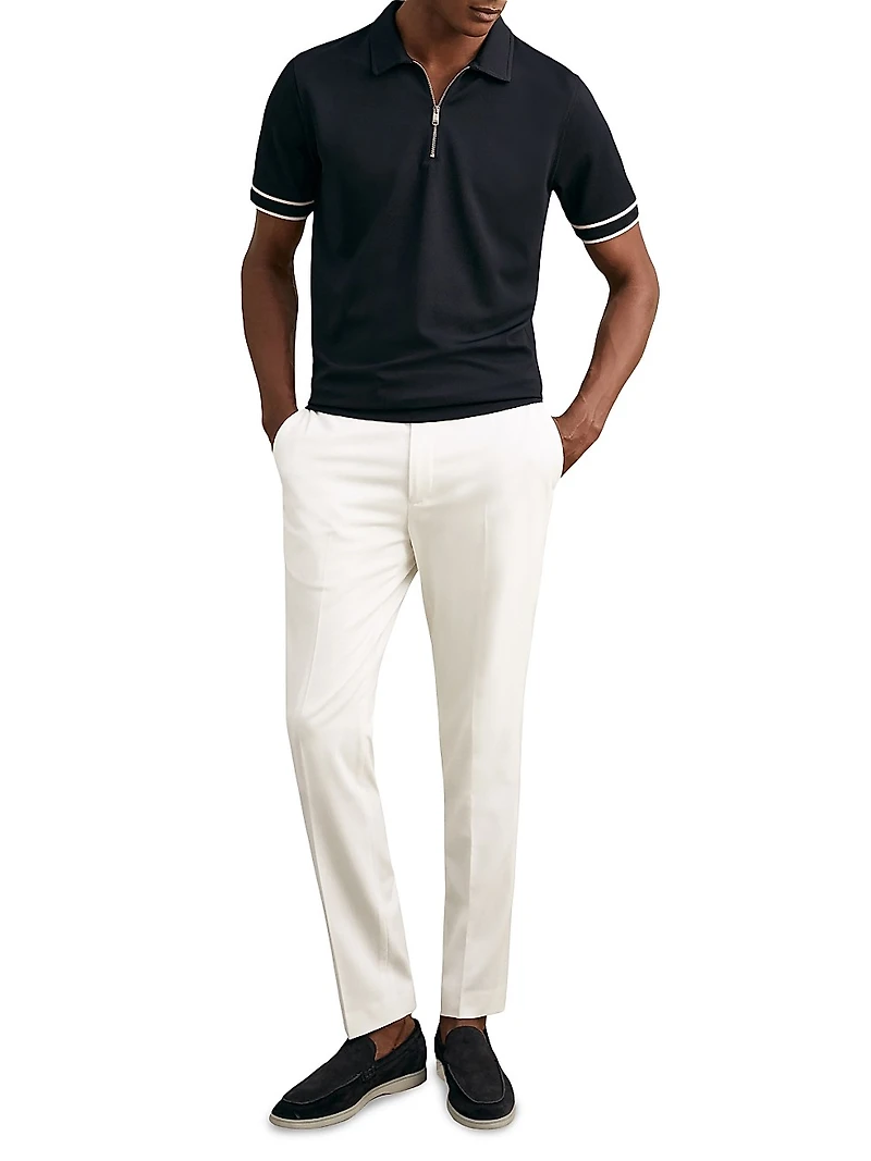 Zain Half-Zip Polo Shirt