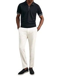 Zain Half-Zip Polo Shirt