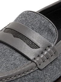 Virgin Wool Penny Loafers