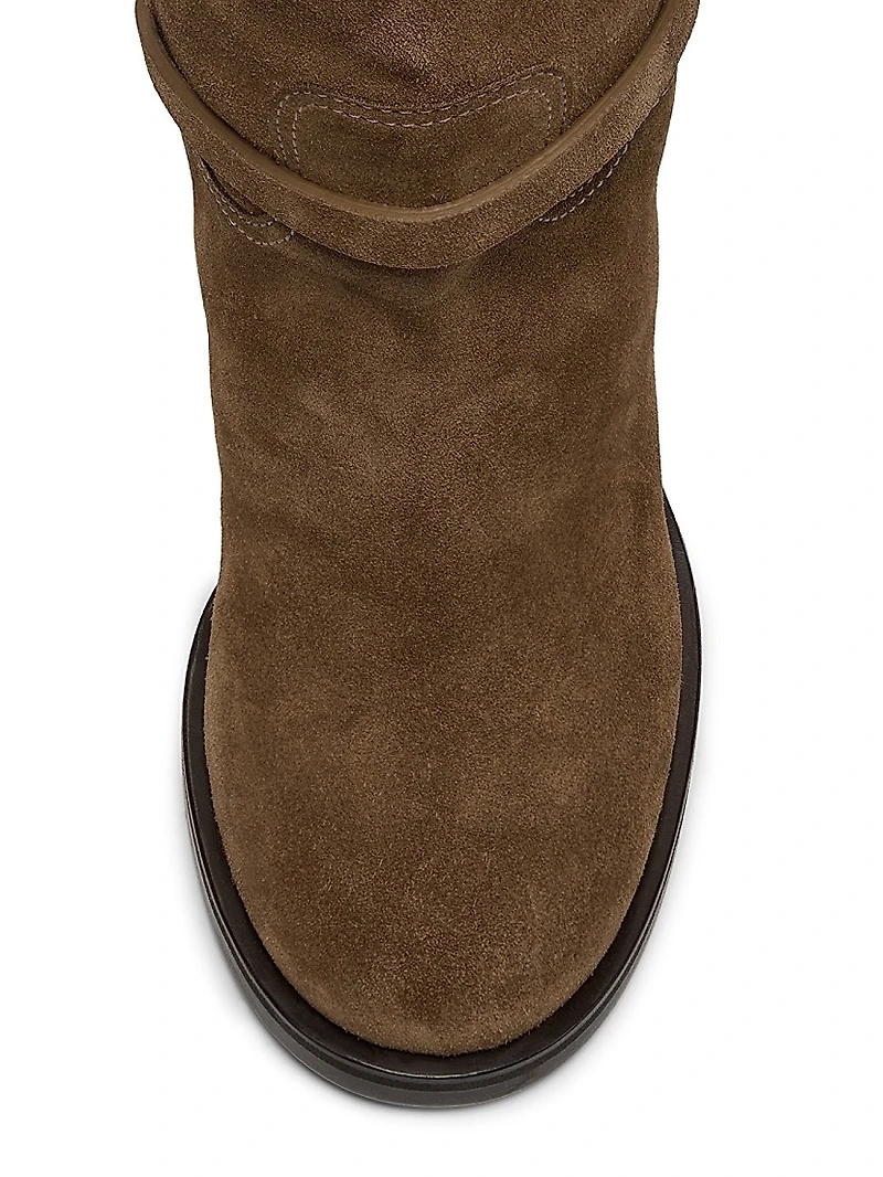 90MM Suede Knee-High Boots