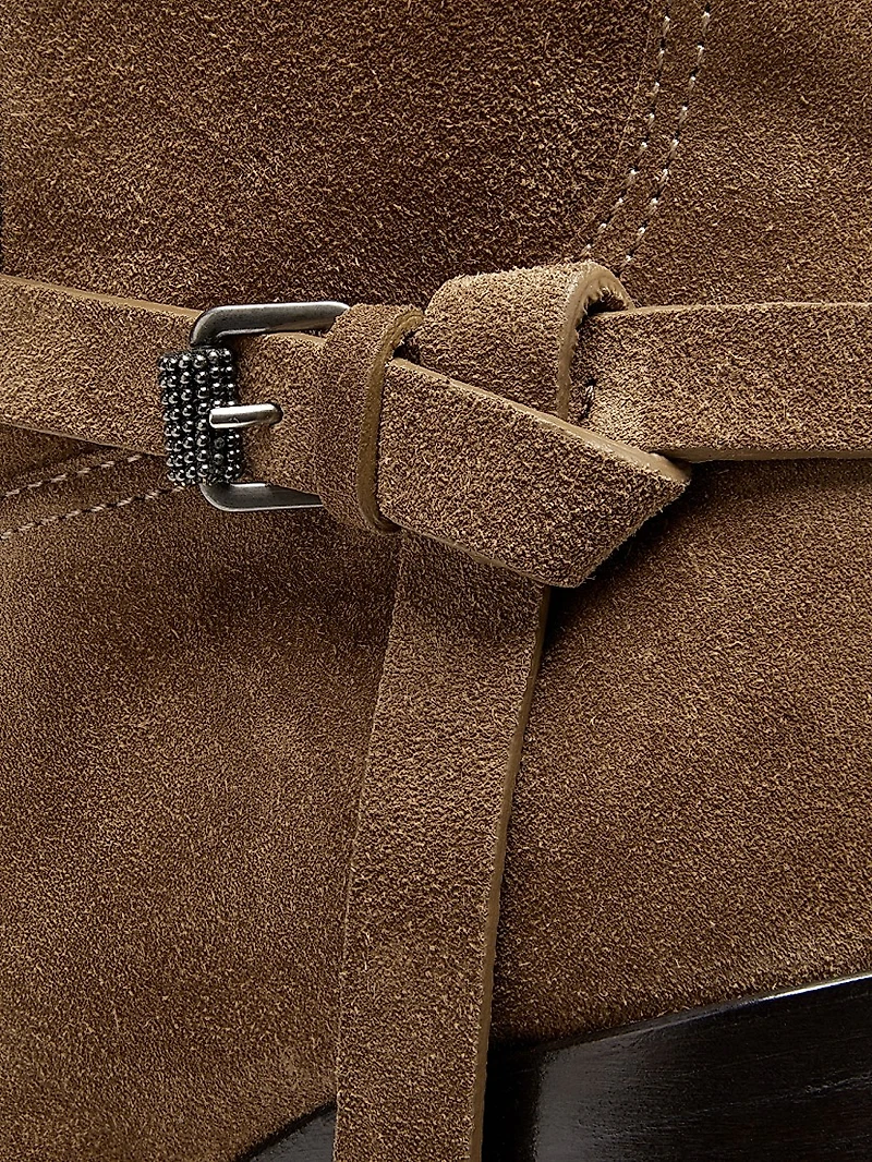 90MM Suede Knee-High Boots