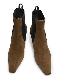 50MM Suede Ankle Boots