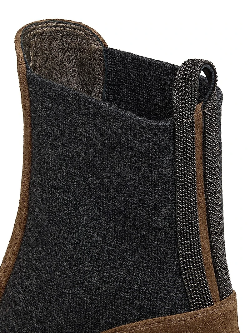 50MM Suede Ankle Boots