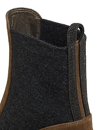 50MM Suede Ankle Boots