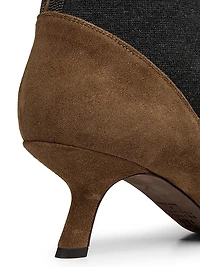50MM Suede Ankle Boots