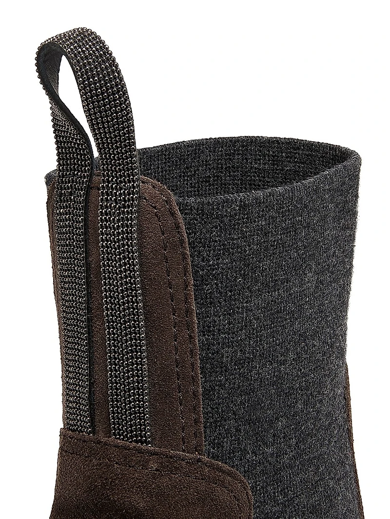 Suede Chelsea Ankle Boots