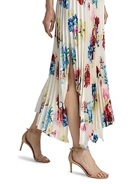 Mave Mixed-Media Maxi Dress