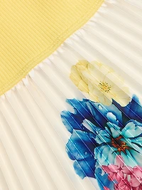 Mave Mixed-Media Maxi Dress
