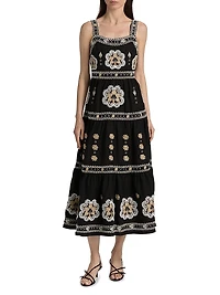 Ellisah Embroidered Maxi Dress