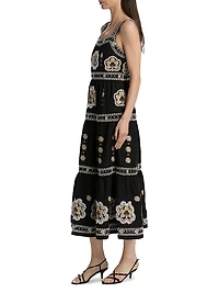 Ellisah Embroidered Maxi Dress