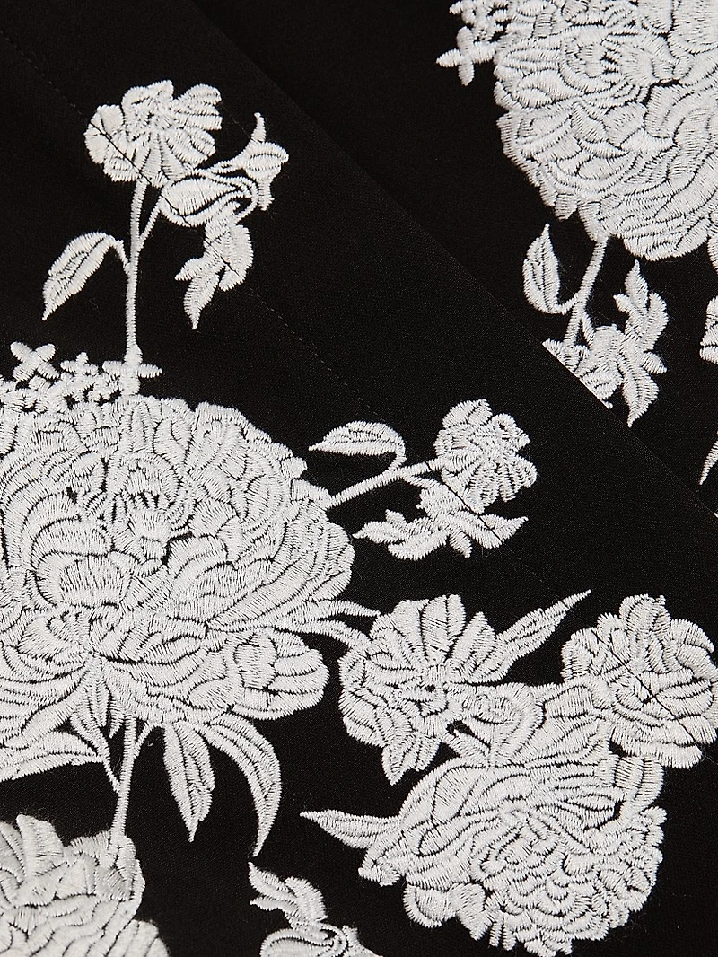 Isla Embroidered Sleeveless Jacket