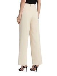 Jana Pintuck Relaxed-Fit Pants