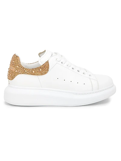 Leather Oversized Low-Top Sneakers
