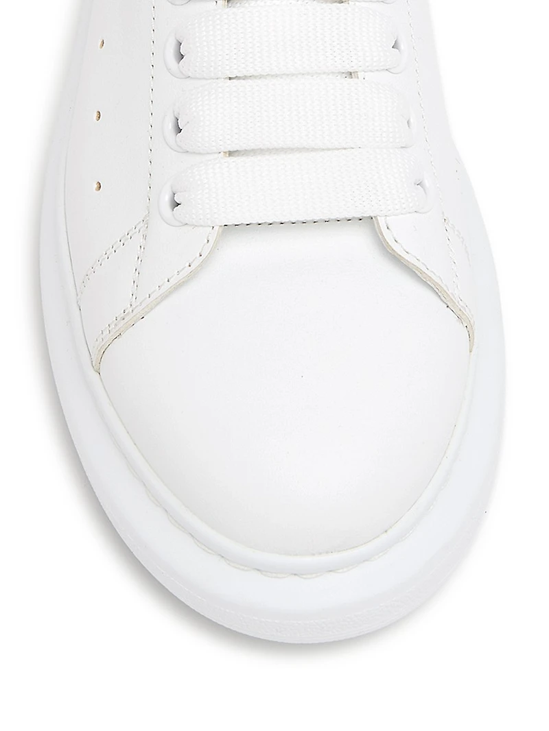 Leather Oversized Low-Top Sneakers