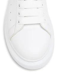 Leather Oversized Low-Top Sneakers