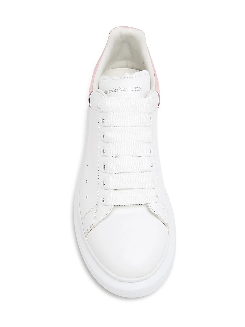 Leather Oversized Low-Top Sneakers