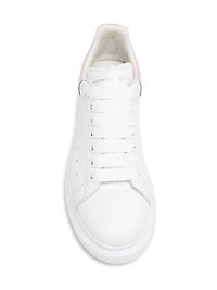 Leather Oversized Low-Top Sneakers