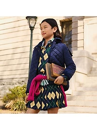 Little Girl's & Mini Cable-Knit Cardigan